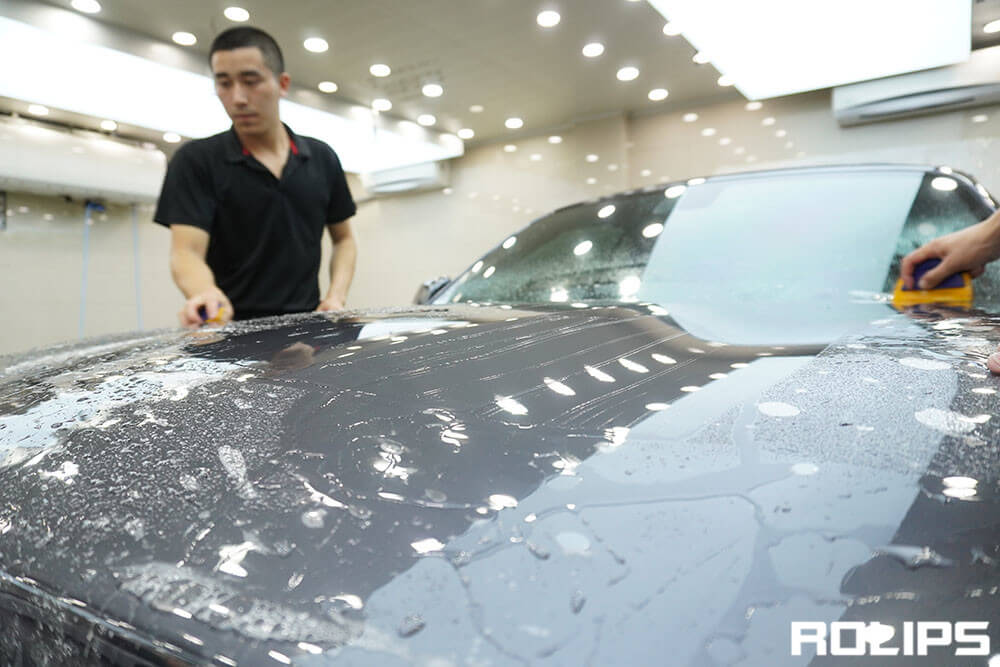 車衣怎么貼？汽車貼車衣詳細(xì)步驟流程教程（8）